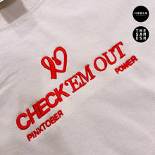 Načíst obrázek do prohlížeče Galerie, Check &#39;em Out Pinktober Power T-shirt
